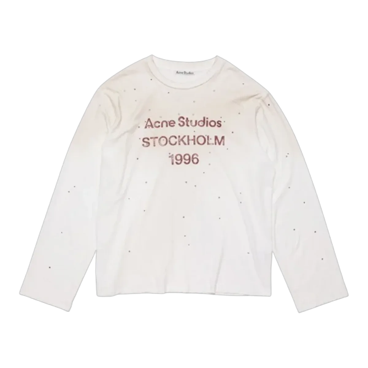 Acne Studios White Stockholm Long Sleeve
