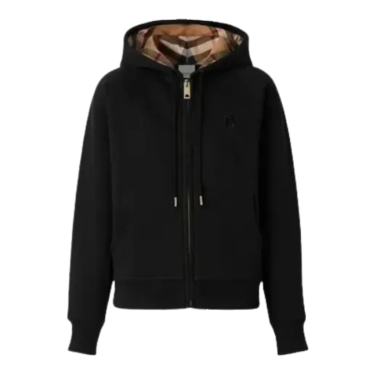 Burberry Zip Hoodie Black