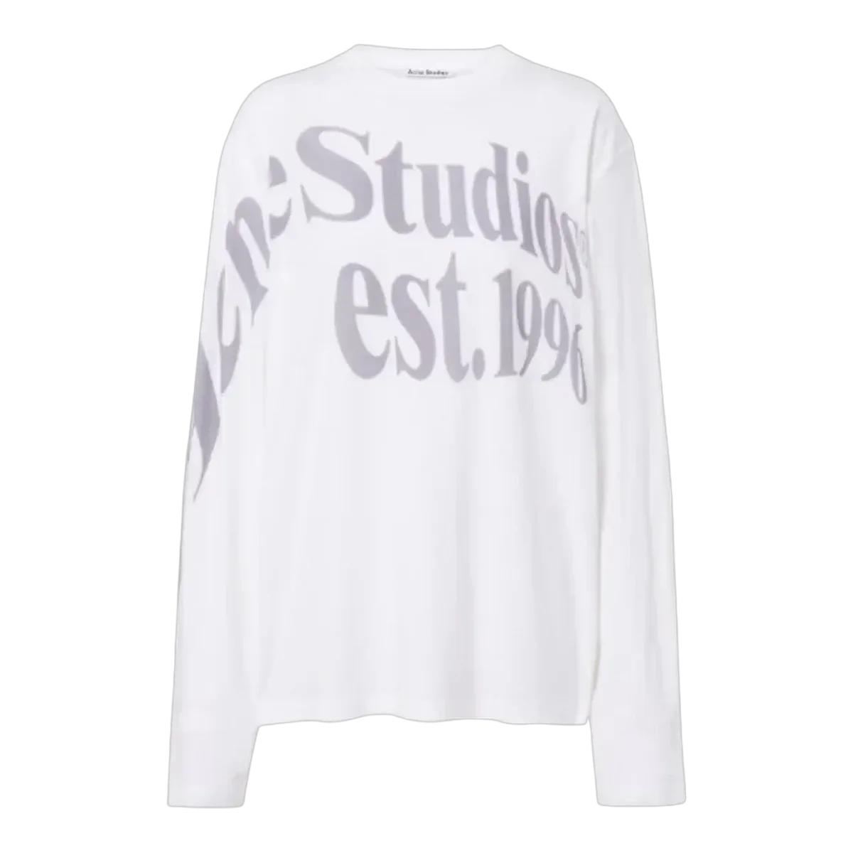Acne Studios Est 1996 Long Sleeve White