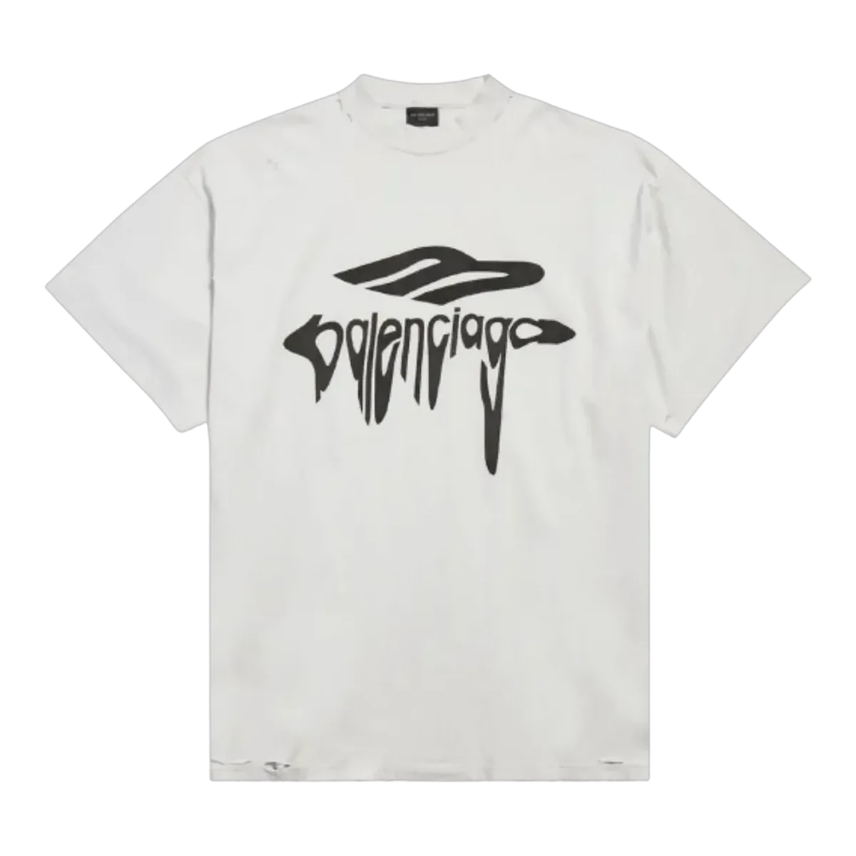 Balenciaga Graphic Tee White