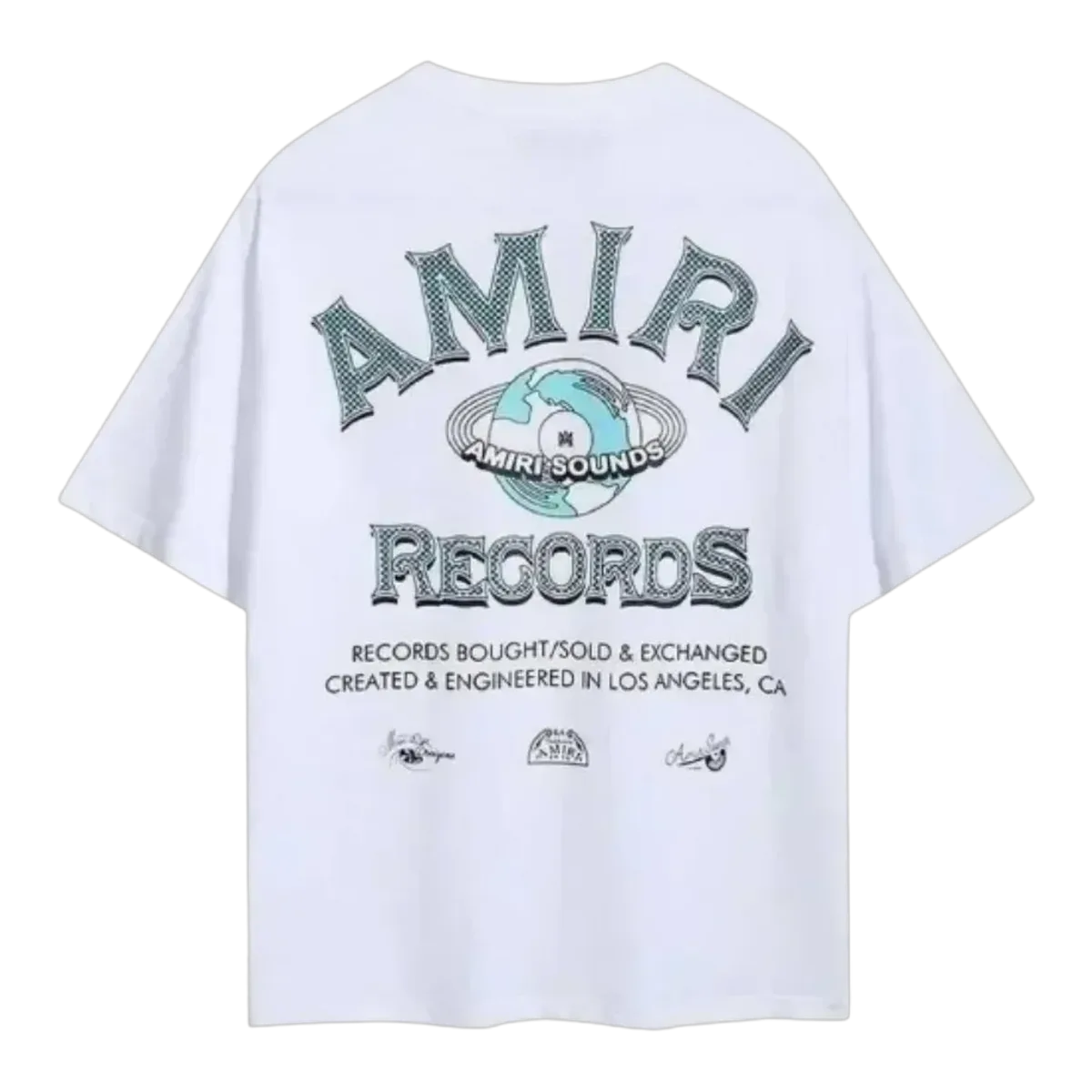 Amiri Records Tee White