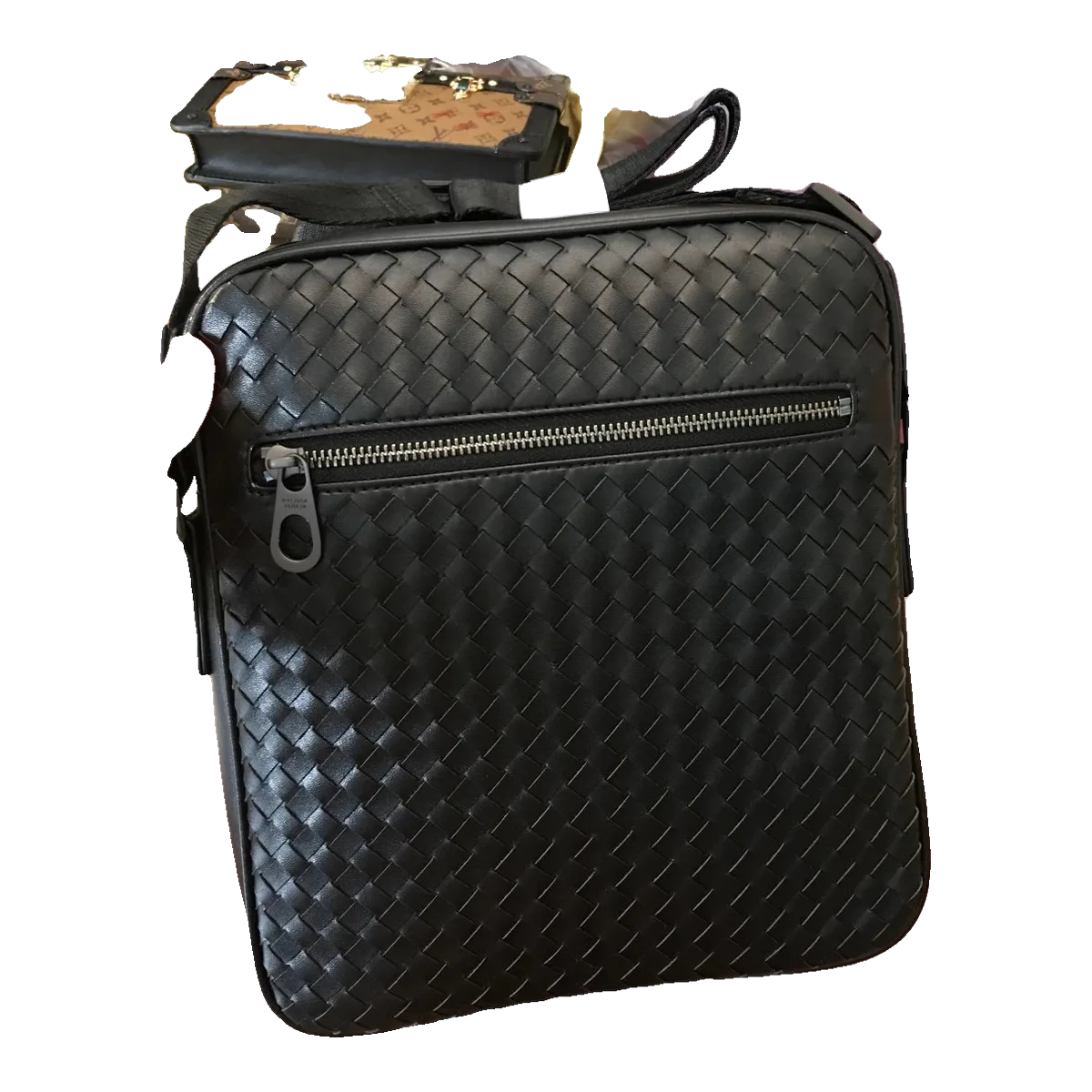Bottega Veneta Black Intrecciato Bag