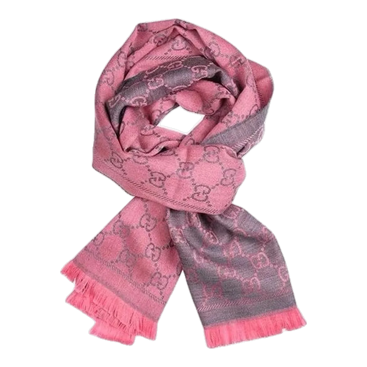 Gucci Pink GG Scarf