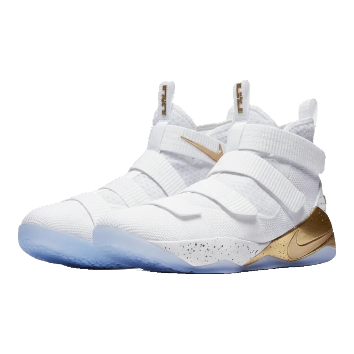 Nike White Gold Sneakers