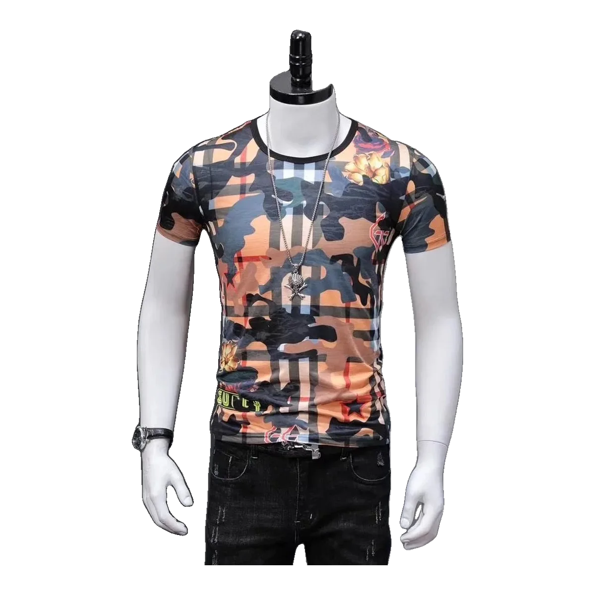 Versace Baroque Print T-Shirt