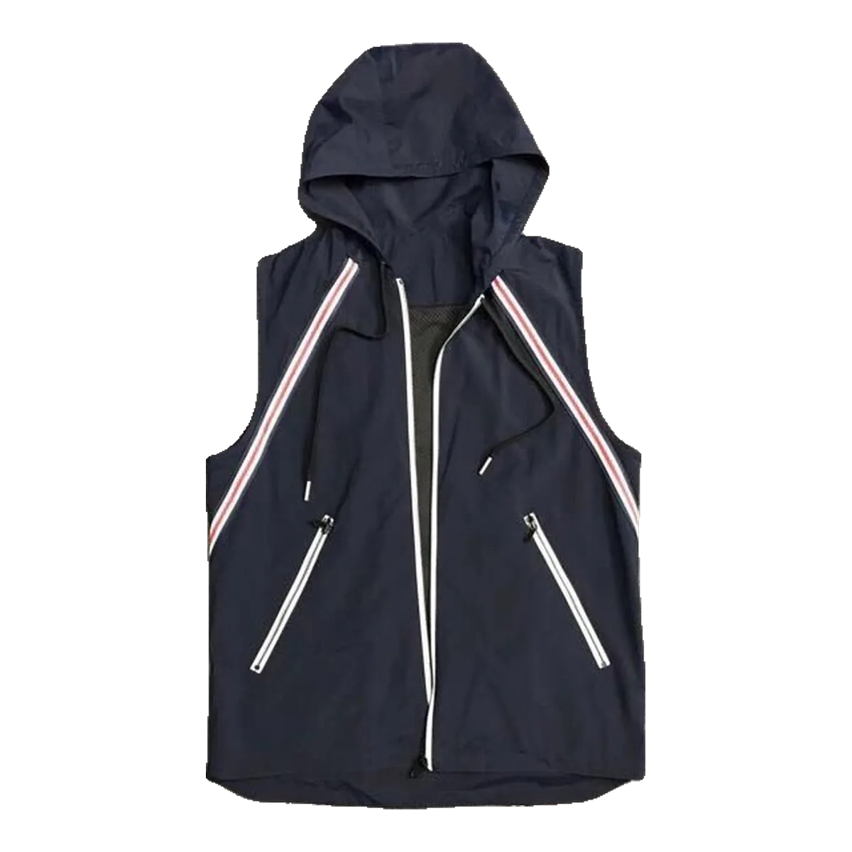 Hermes Navy Hooded Vest