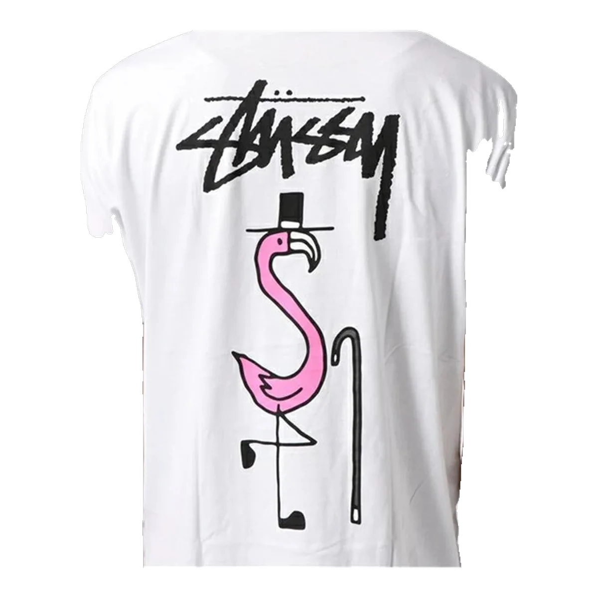 Stussy Flamingo T-Shirt White