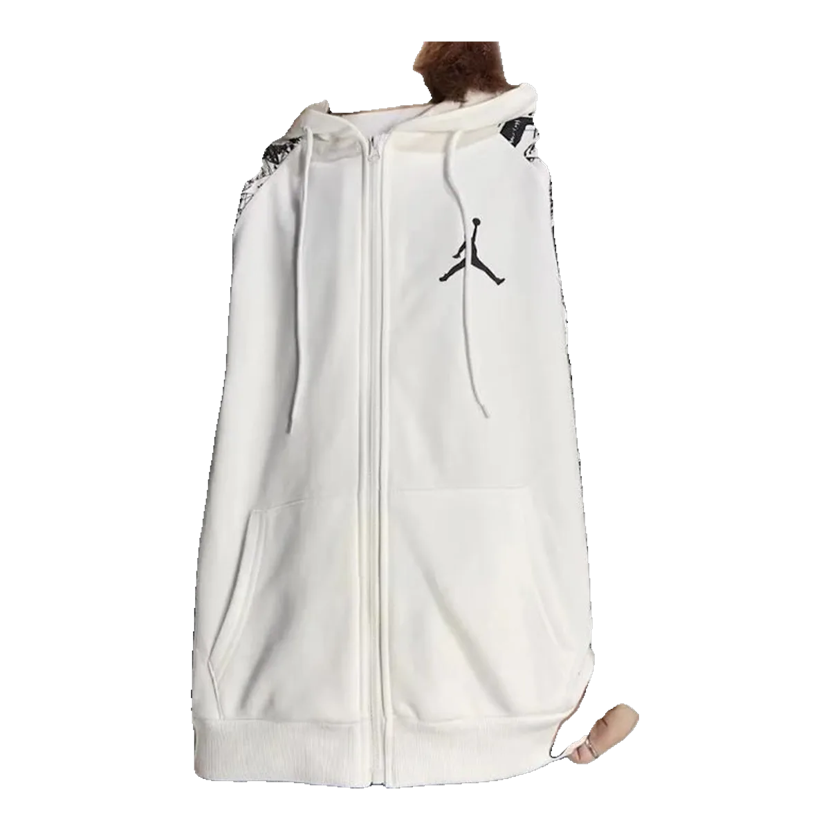 Jordan Zip Jacket White