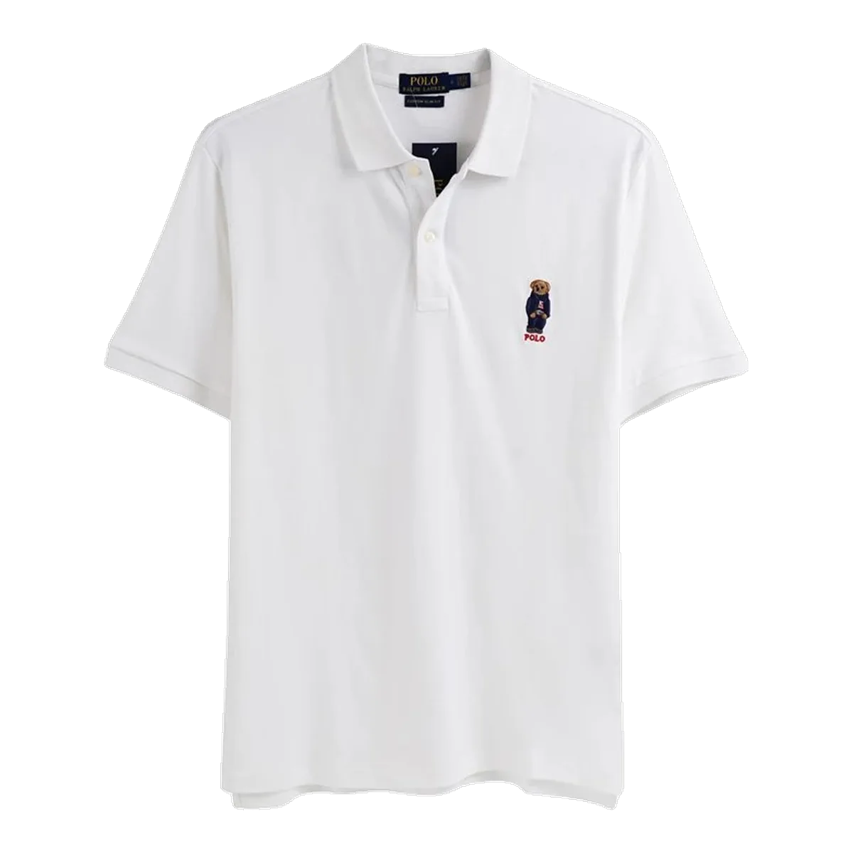 Ralph Lauren White Polo Bear Polo Shirt