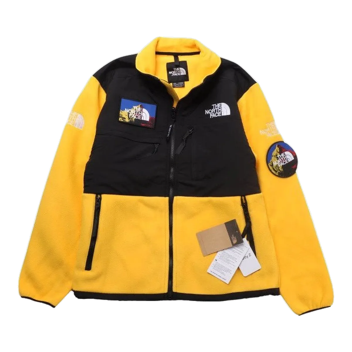 The North Face Denali Jacket Yellow Black