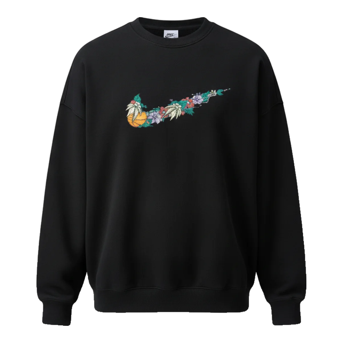 Nike Sweatshirt Black Floral