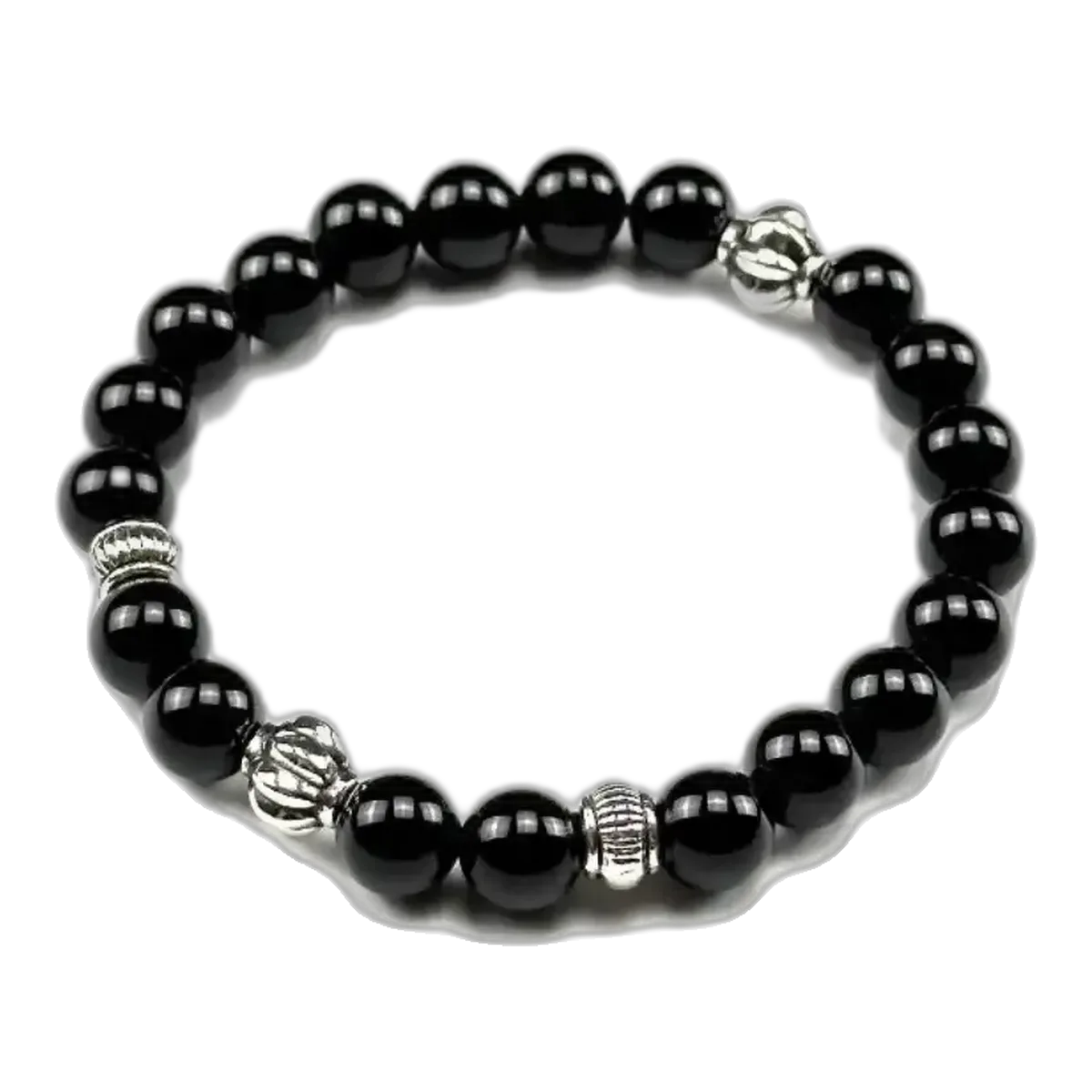 Chrome Hearts Beaded Bracelet Black