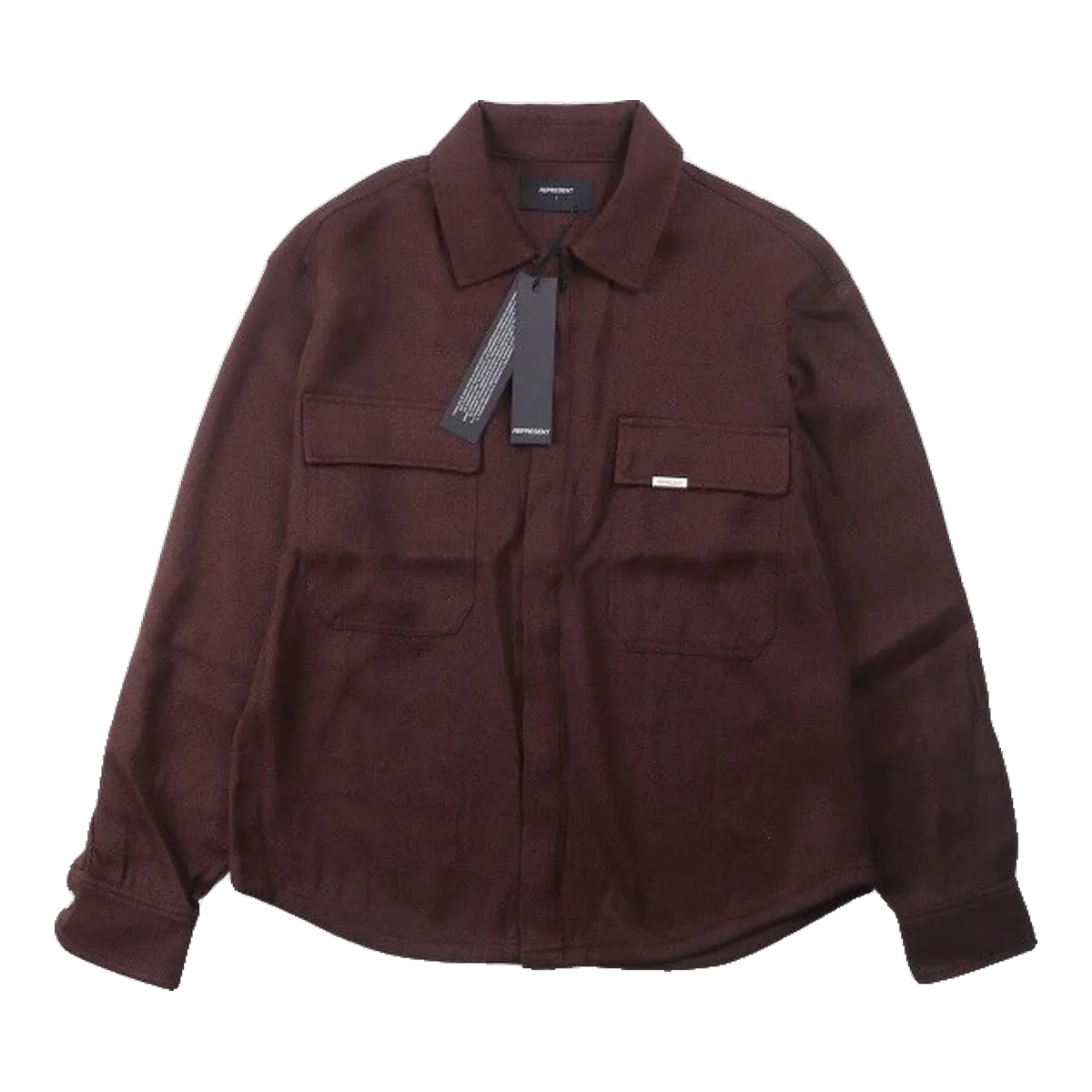Represent Overshirt Burgundy