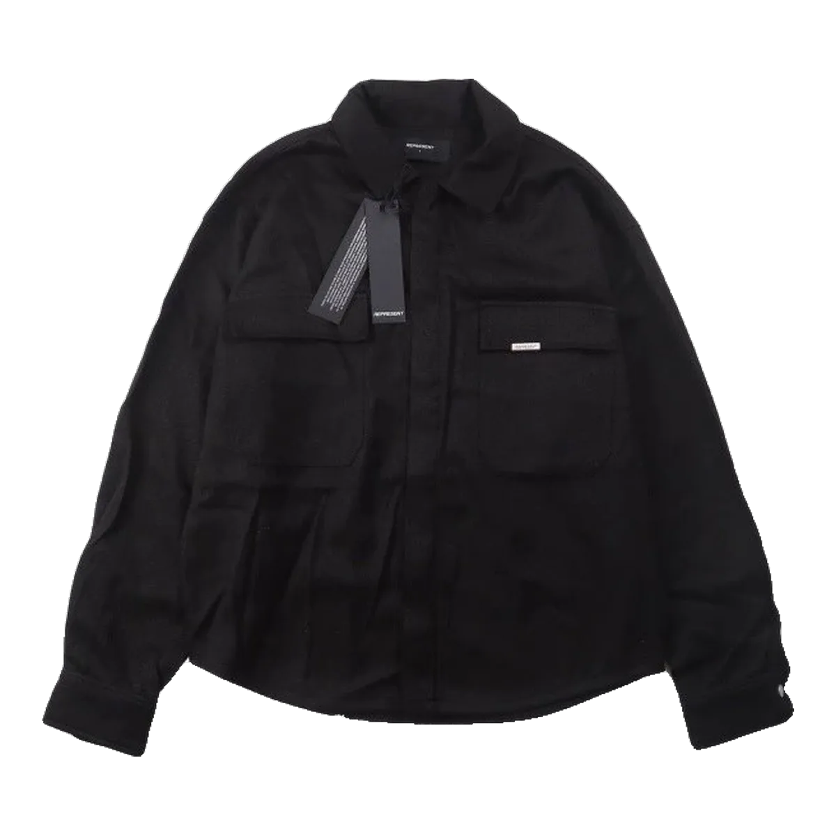 Represent Overshirt Black