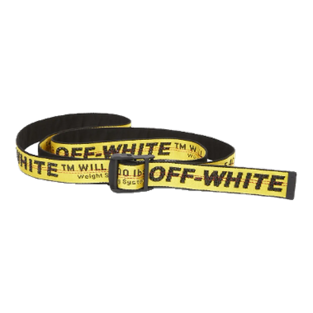 Off-White Yellow Industrial Belt