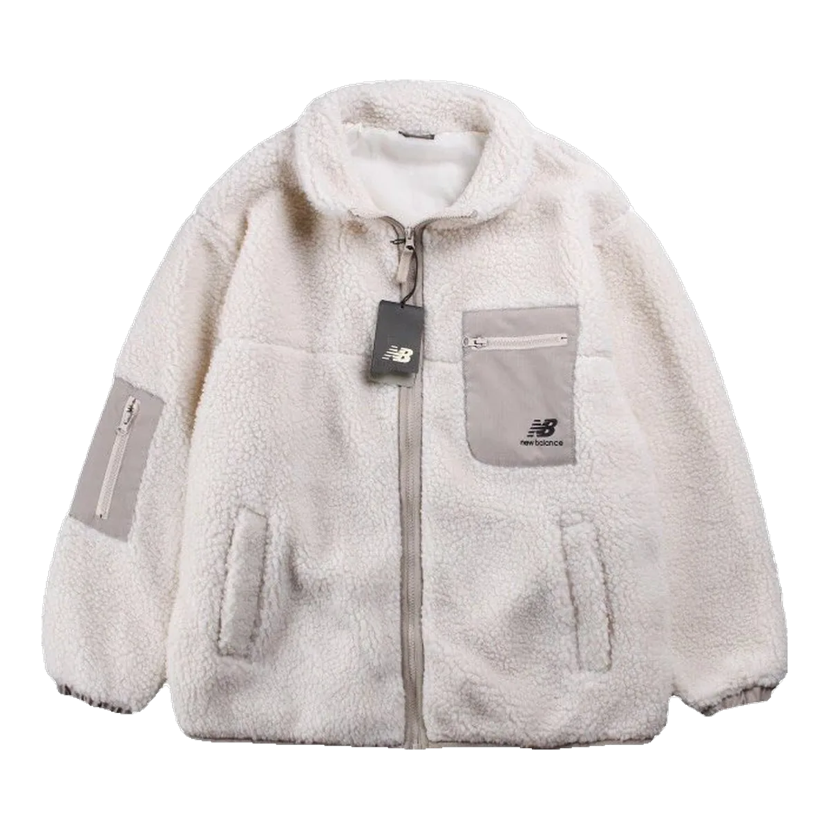 New Balance Fleece Jacket Cream