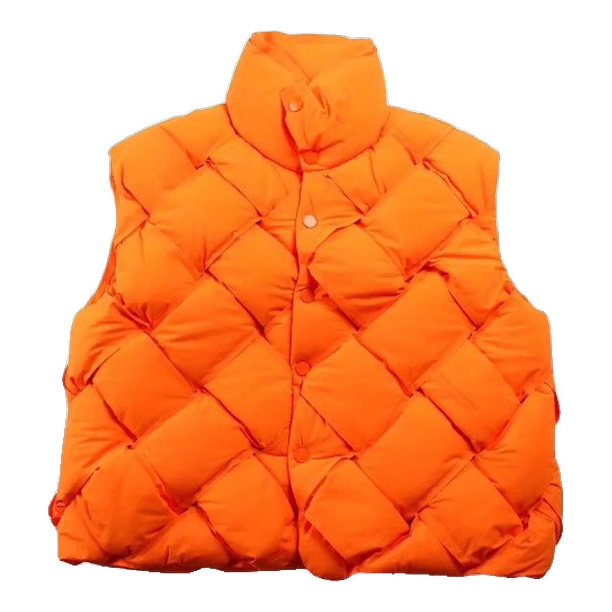 Bottega Veneta Puffer Vest Orange