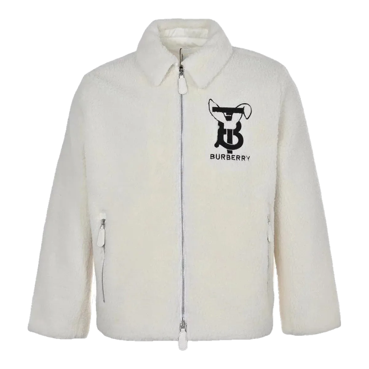 Burberry Fleece Jacket White