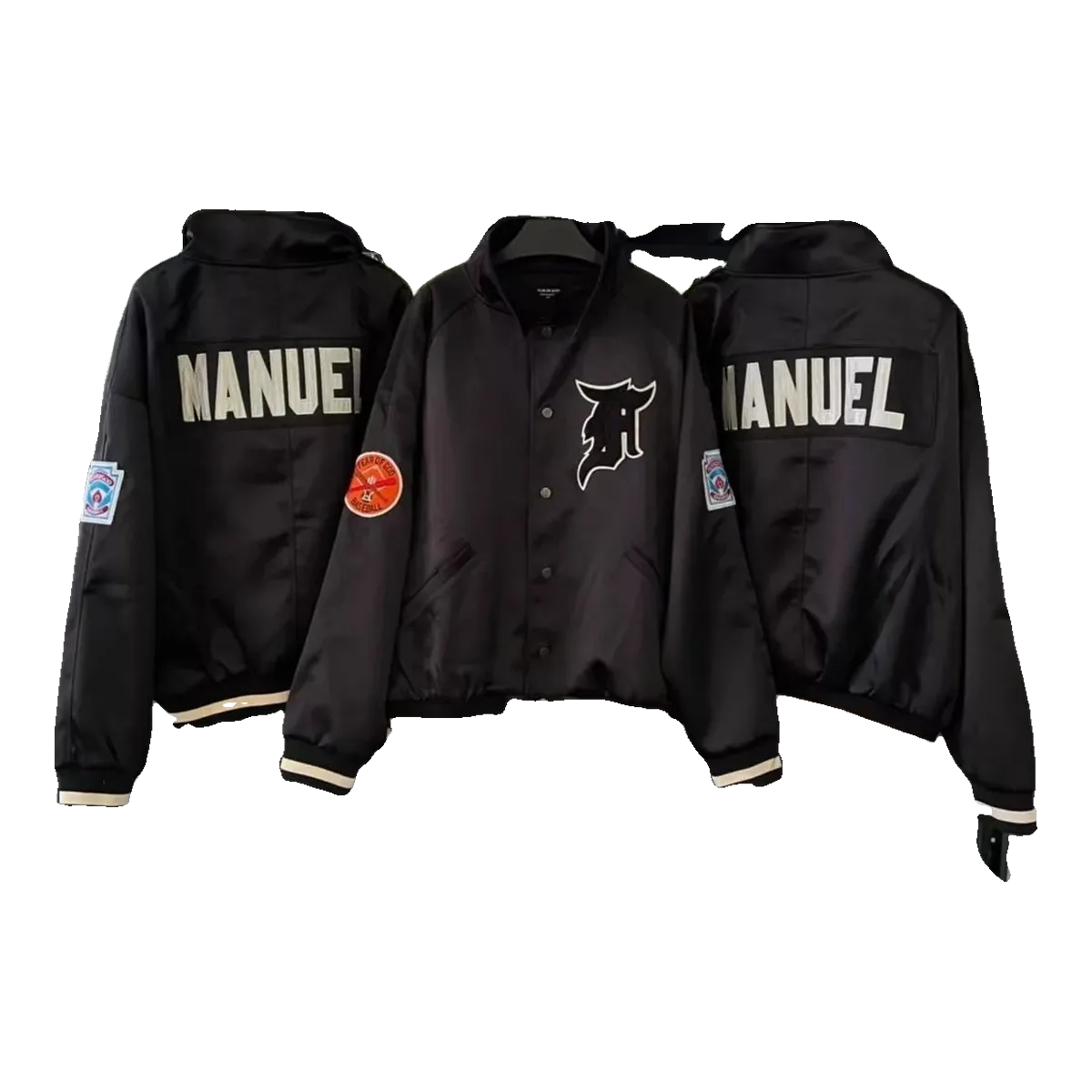 Essentials Varsity Jacket Black