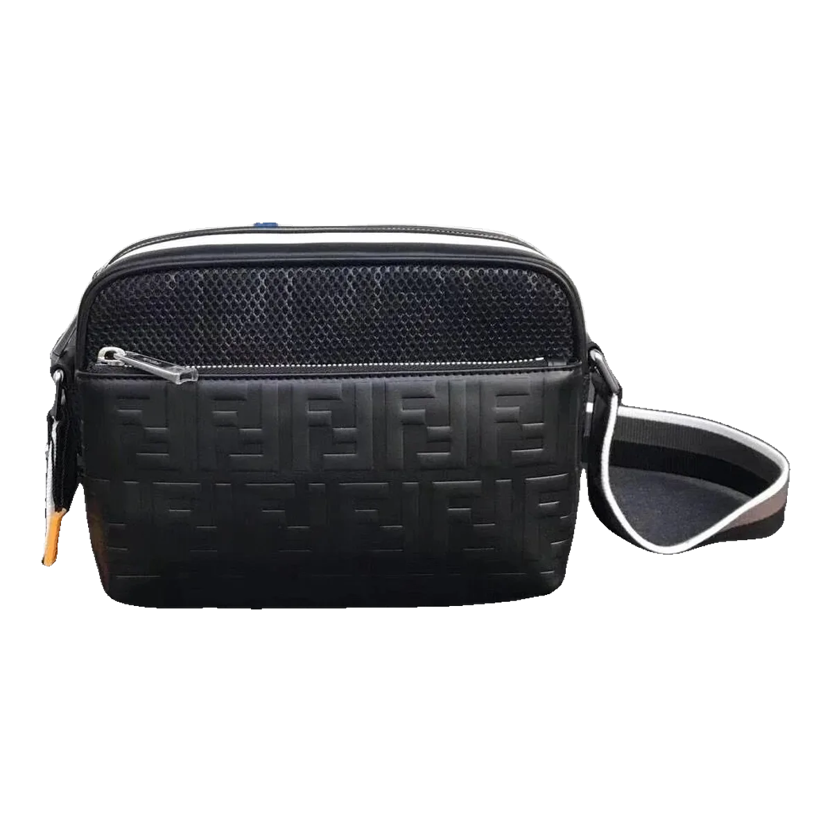 Fendi Black FF Crossbody Bag