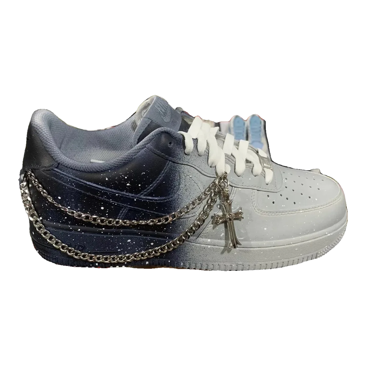 Chrome Hearts Chain Sneakers White