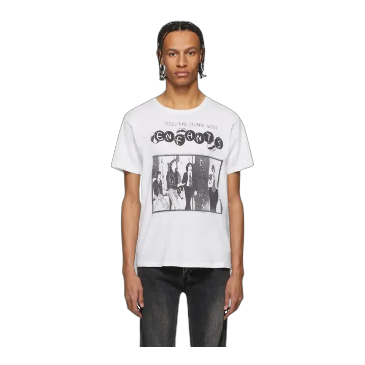 ERD White Photo Graphic T-Shirt