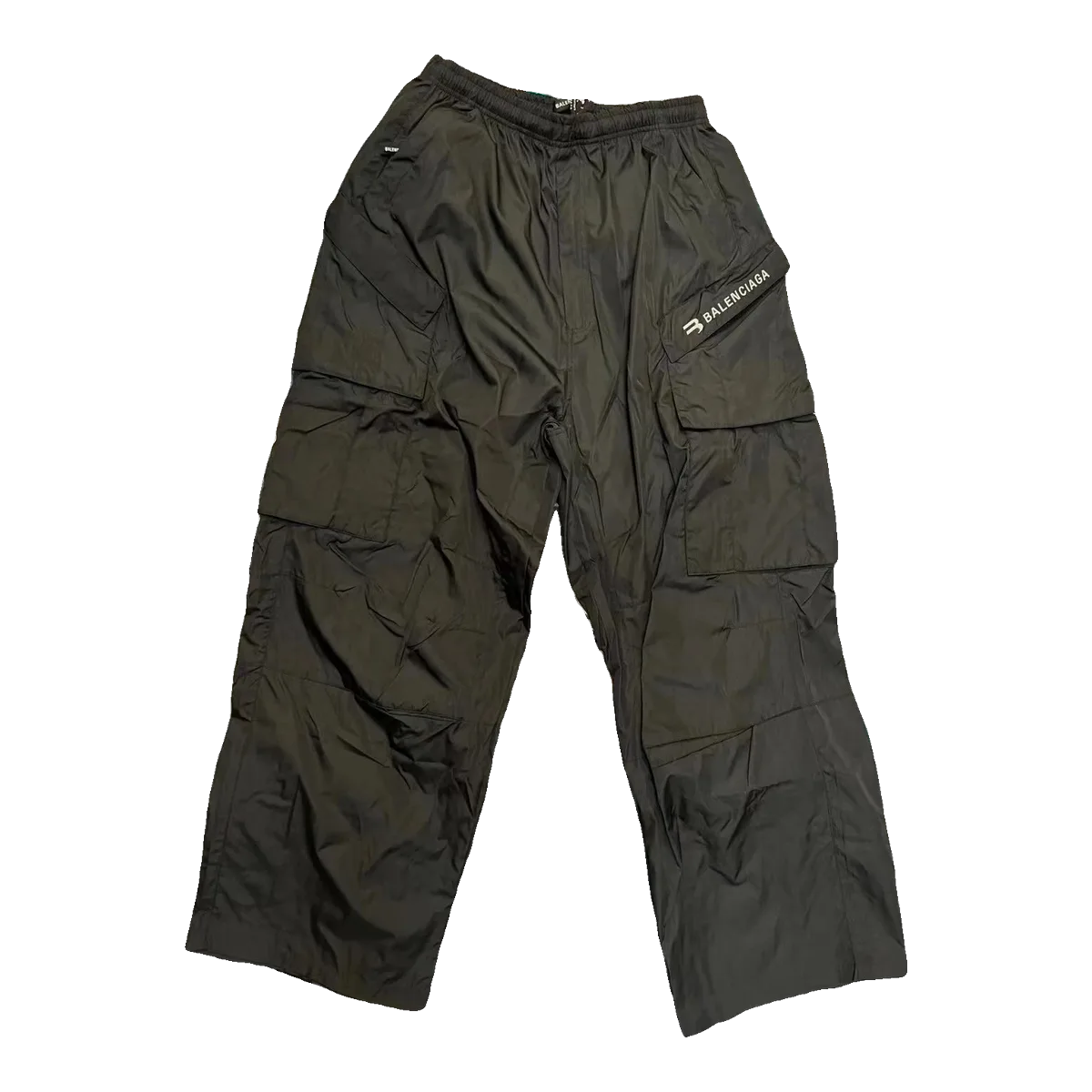 Balenciaga Olive Cargo Pants