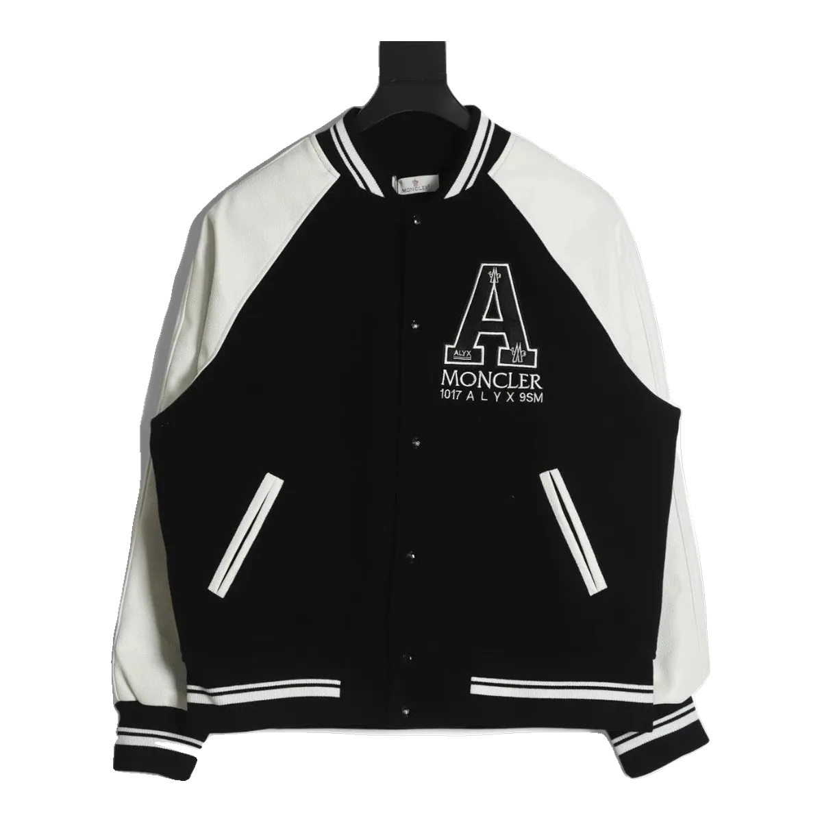 Moncler Black Varsity Jacket