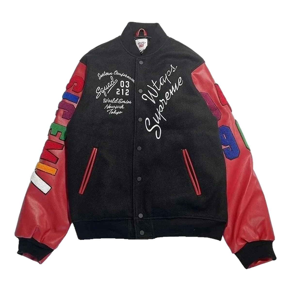 Supreme Black Varsity Jacket
