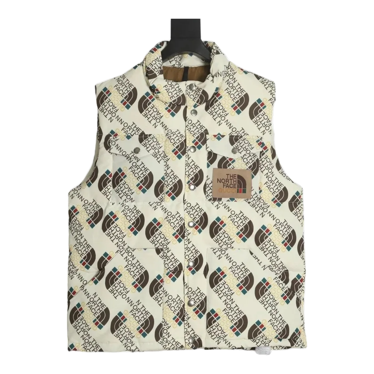 The North Face Cream Puffer Vest