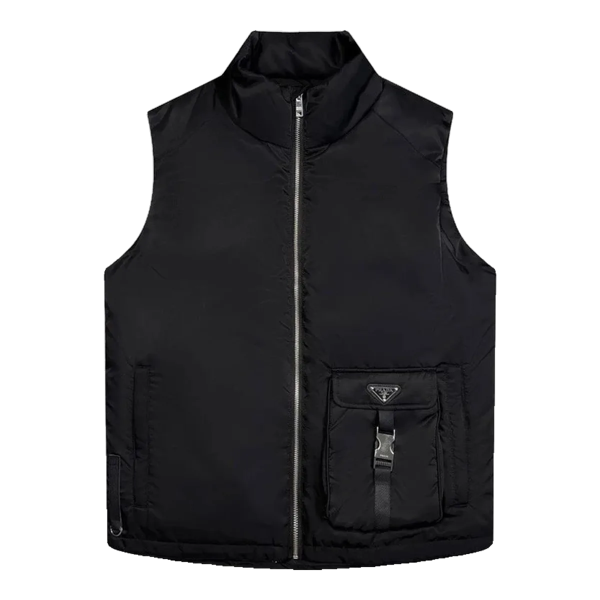 Prada Black Puffer Vest
