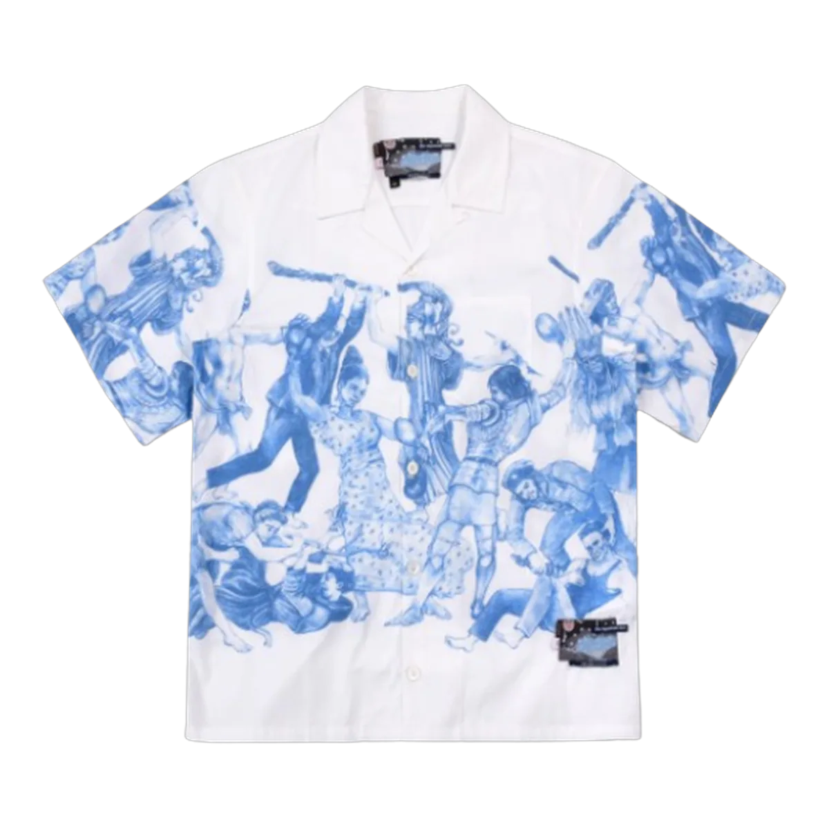Prada Blue Print Shirt