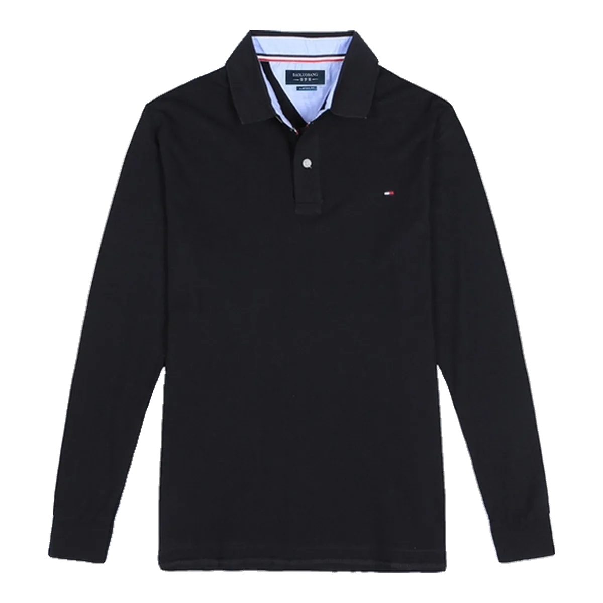 Tommy Hilfiger Long Sleeve Polo Black