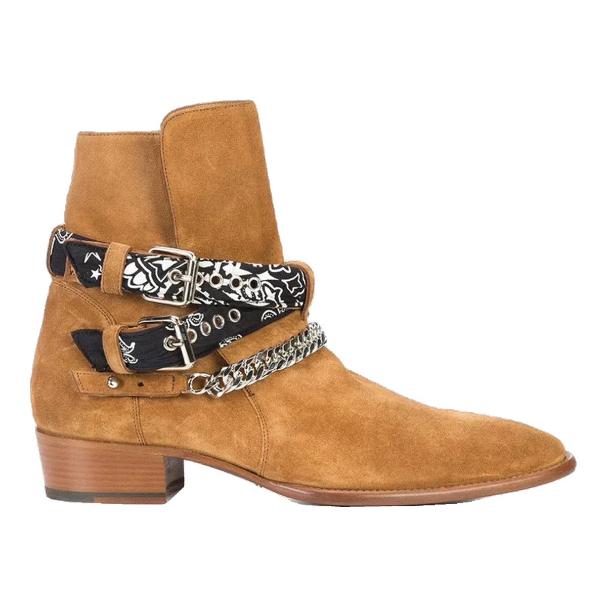 Amiri Suede Boots Tan
