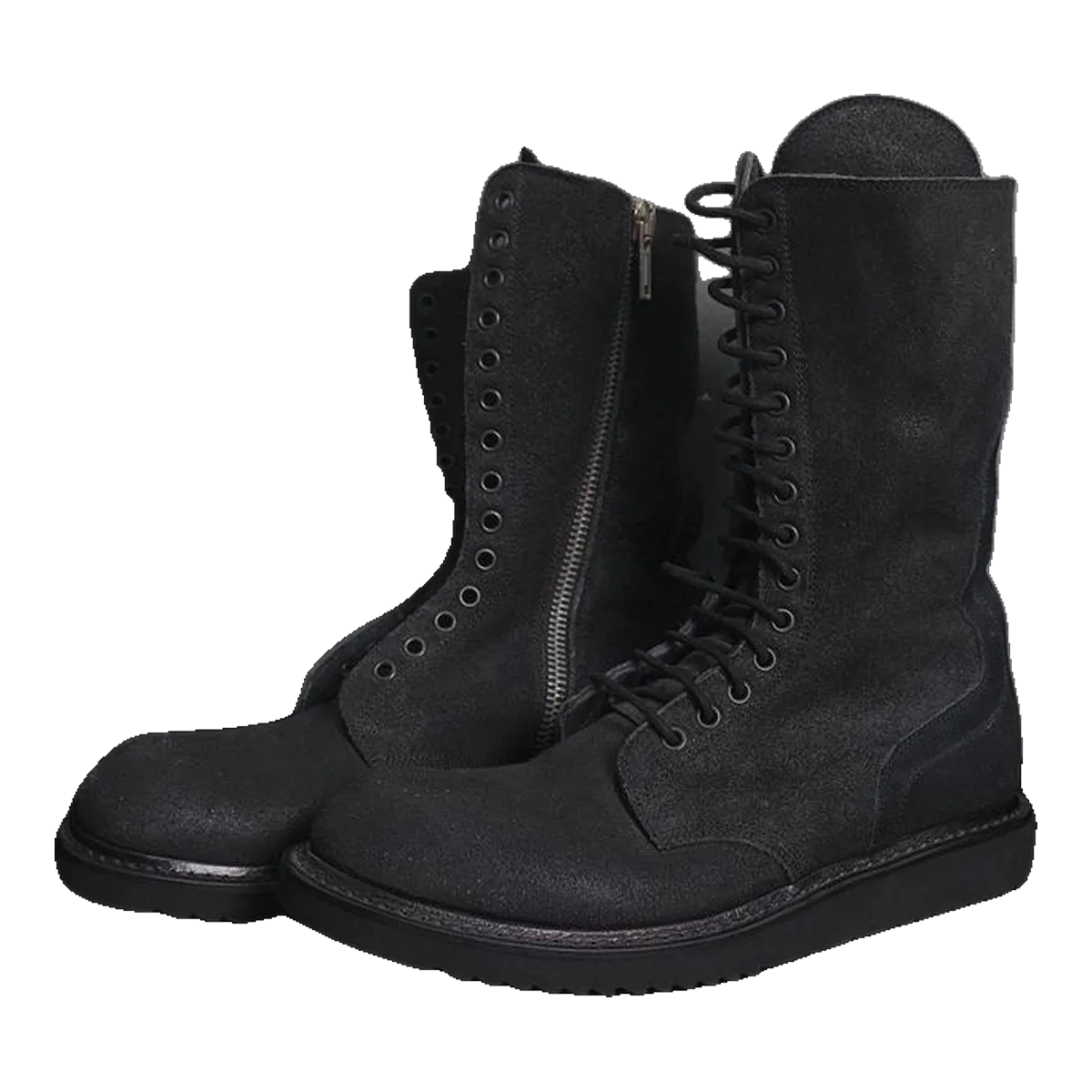 Rick Owens Black Tall Boots