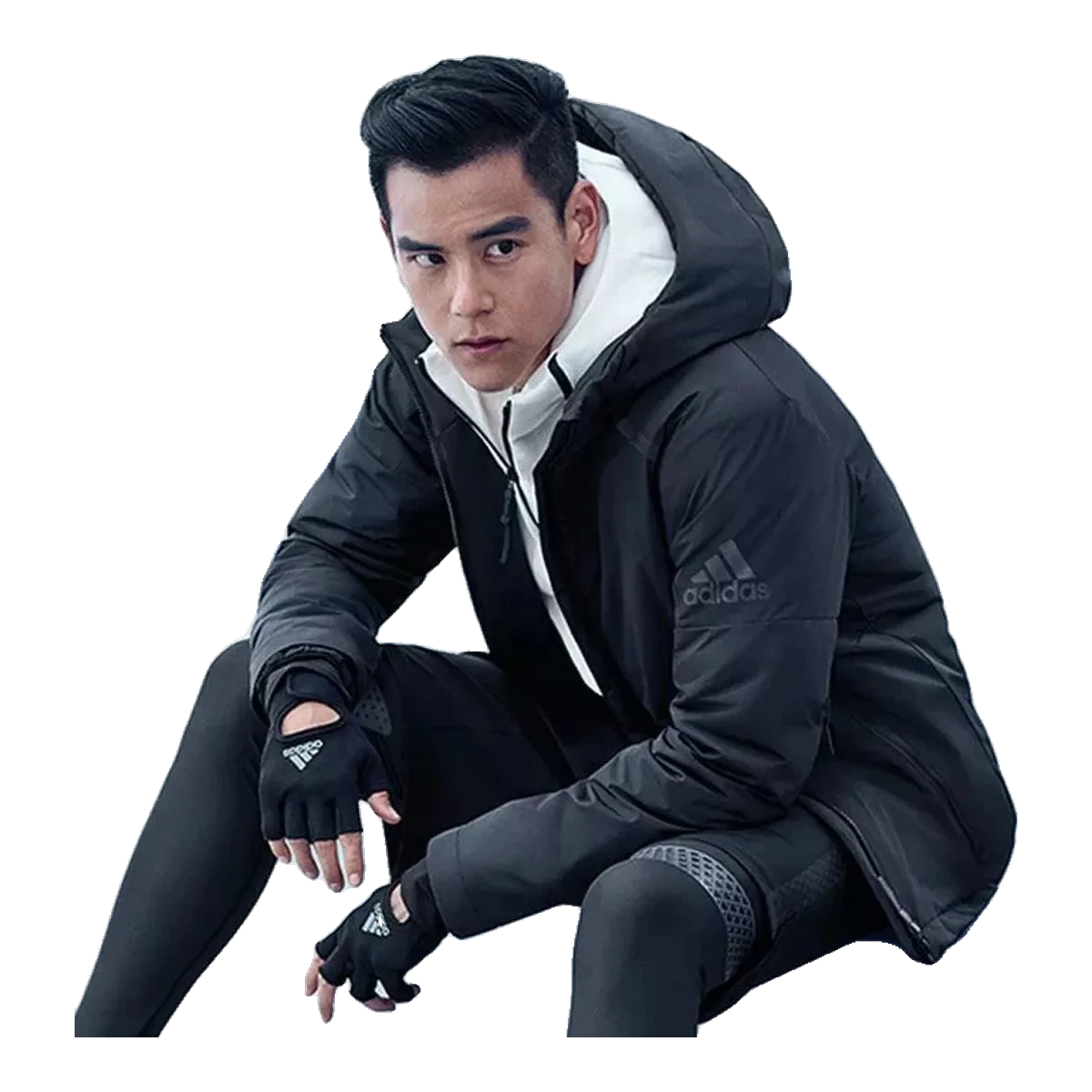 Adidas Puffer Jacket Black