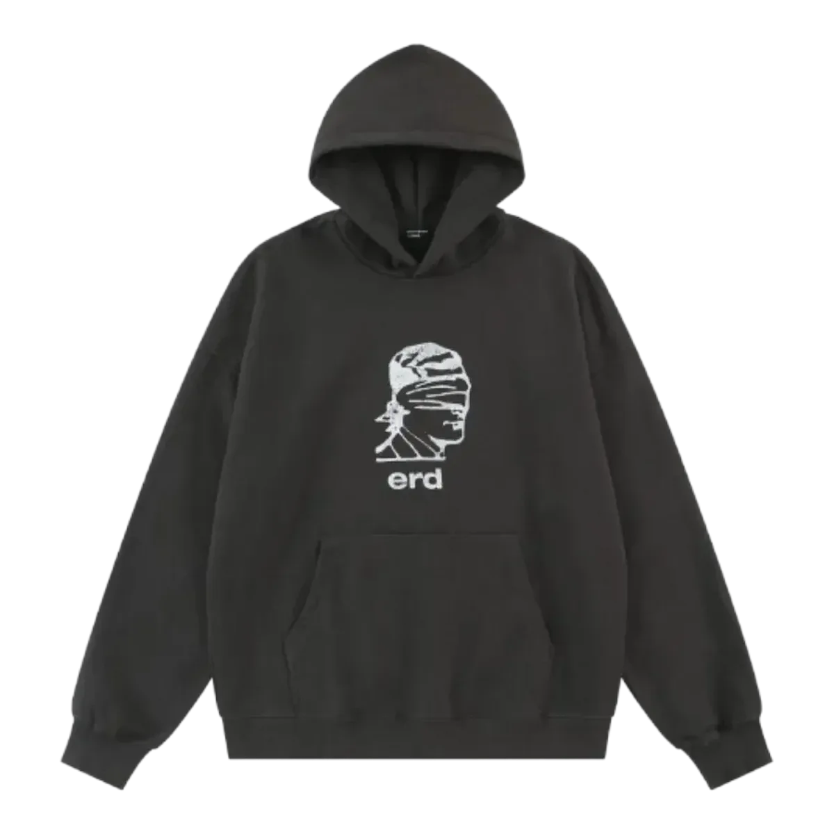 ERD Zip-Up Hoodie Black