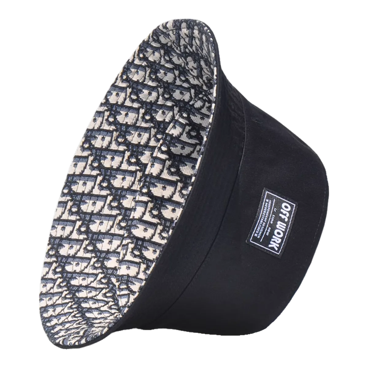 Dior Monogram Black Bucket Hat