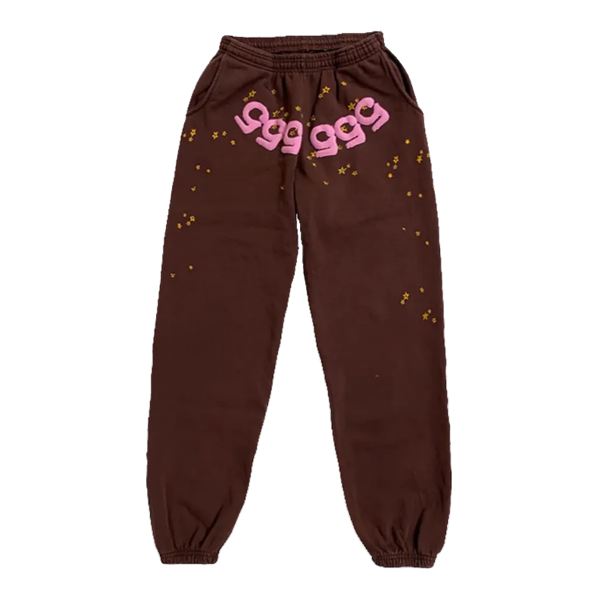 Sp5der 555 Brown Sweatpants