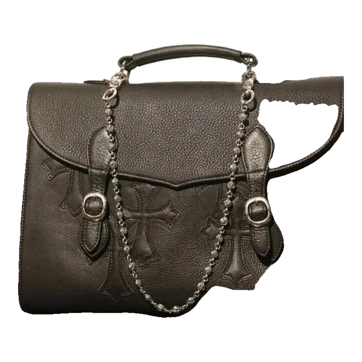Chrome Hearts Cross Chain Bag Taupe