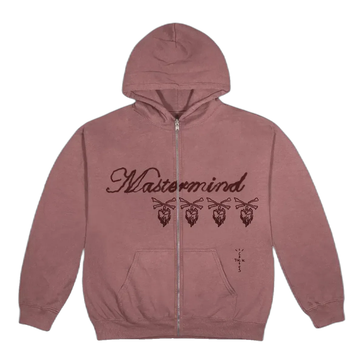 Travis Scott Cactus Jack Zip Hoodie Pink