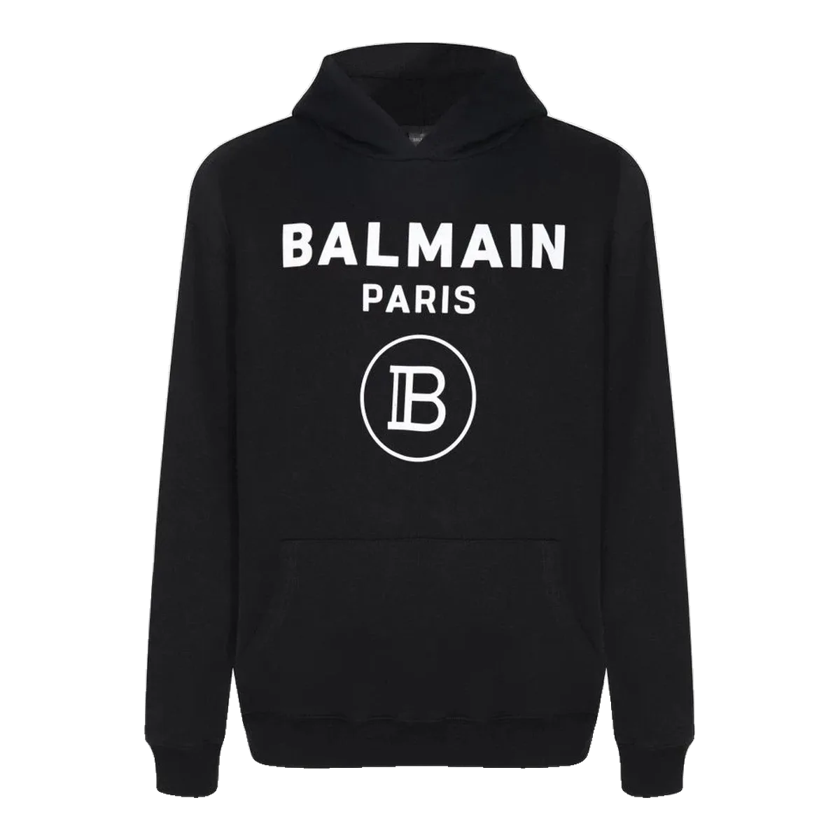 Balmain Logo Hoodie Black