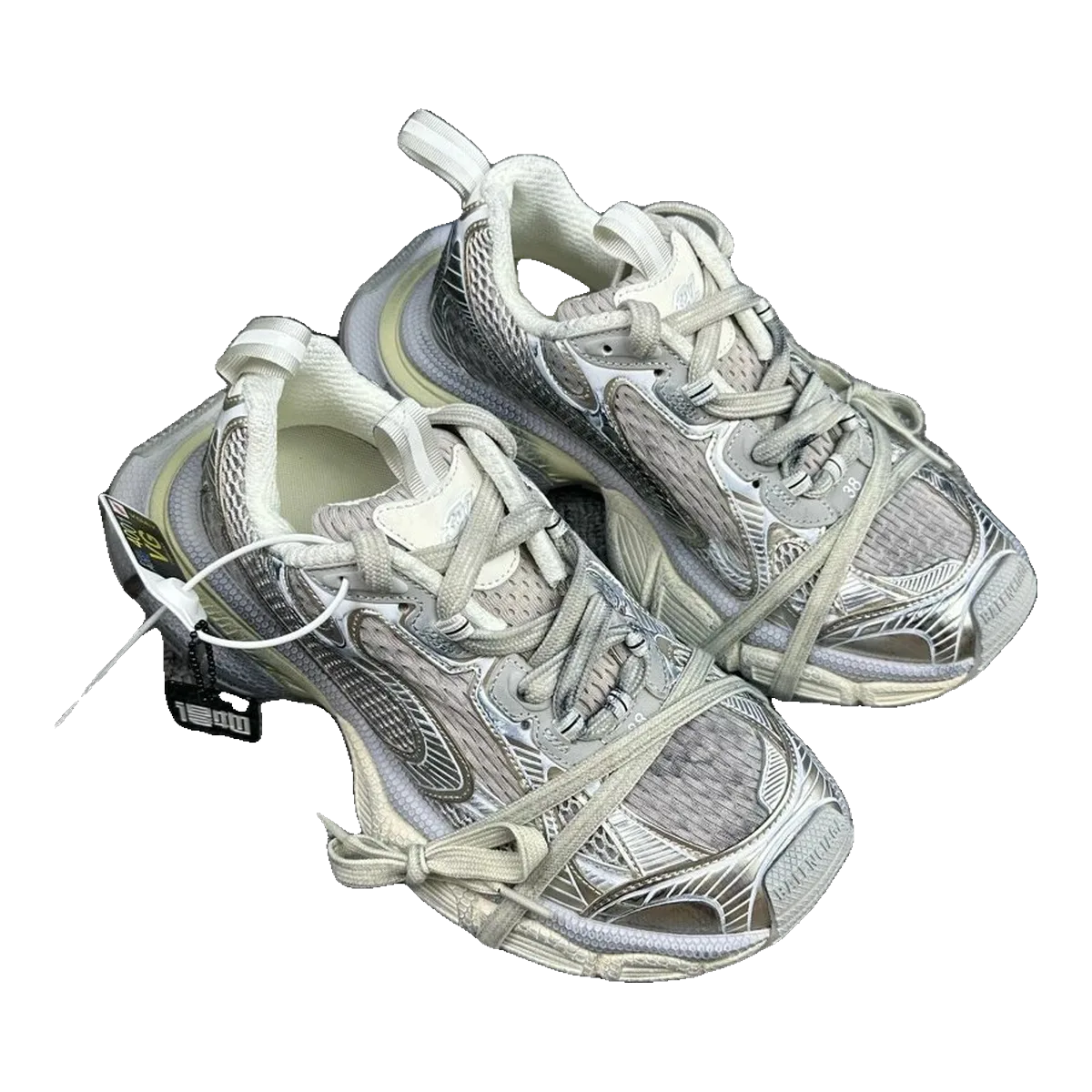 Balenciaga Track Sneakers Silver