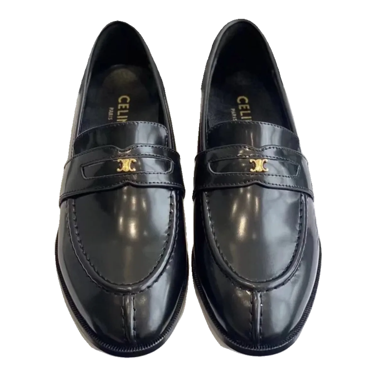 Celine Black Loafers