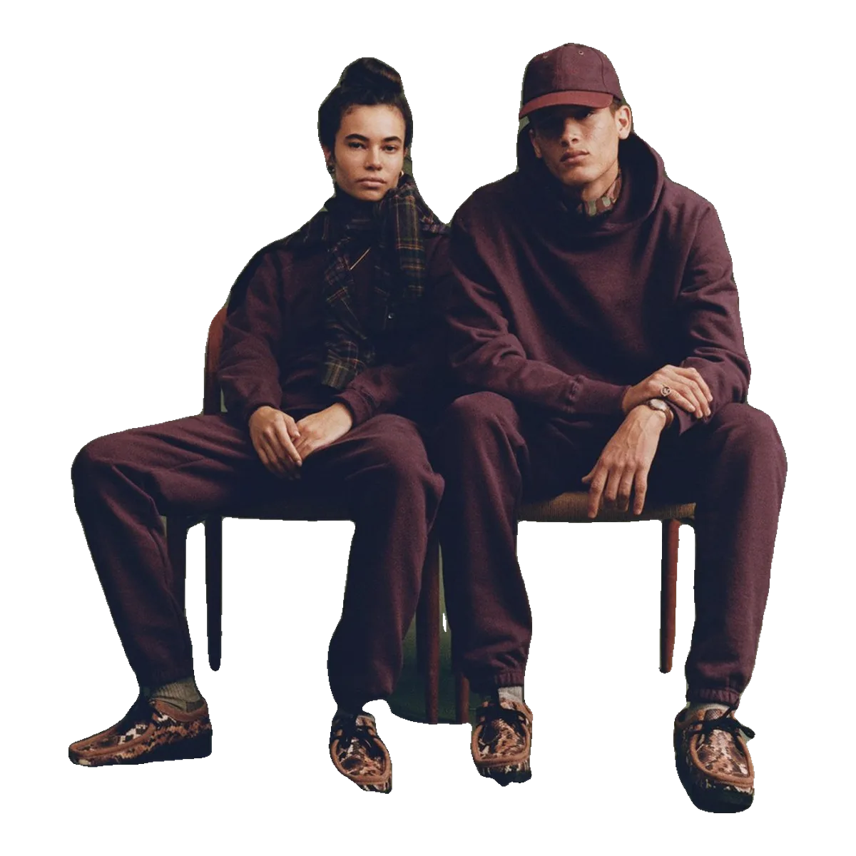 Aime Leon Dore Tracksuit Burgundy