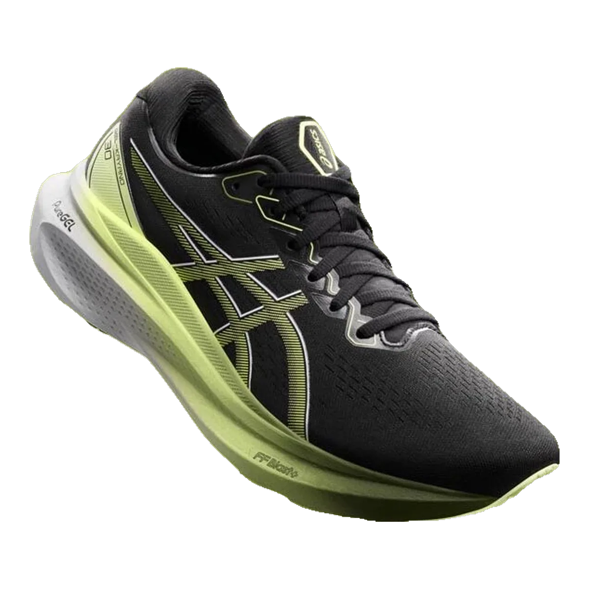 Asics Running Shoe Black Lime