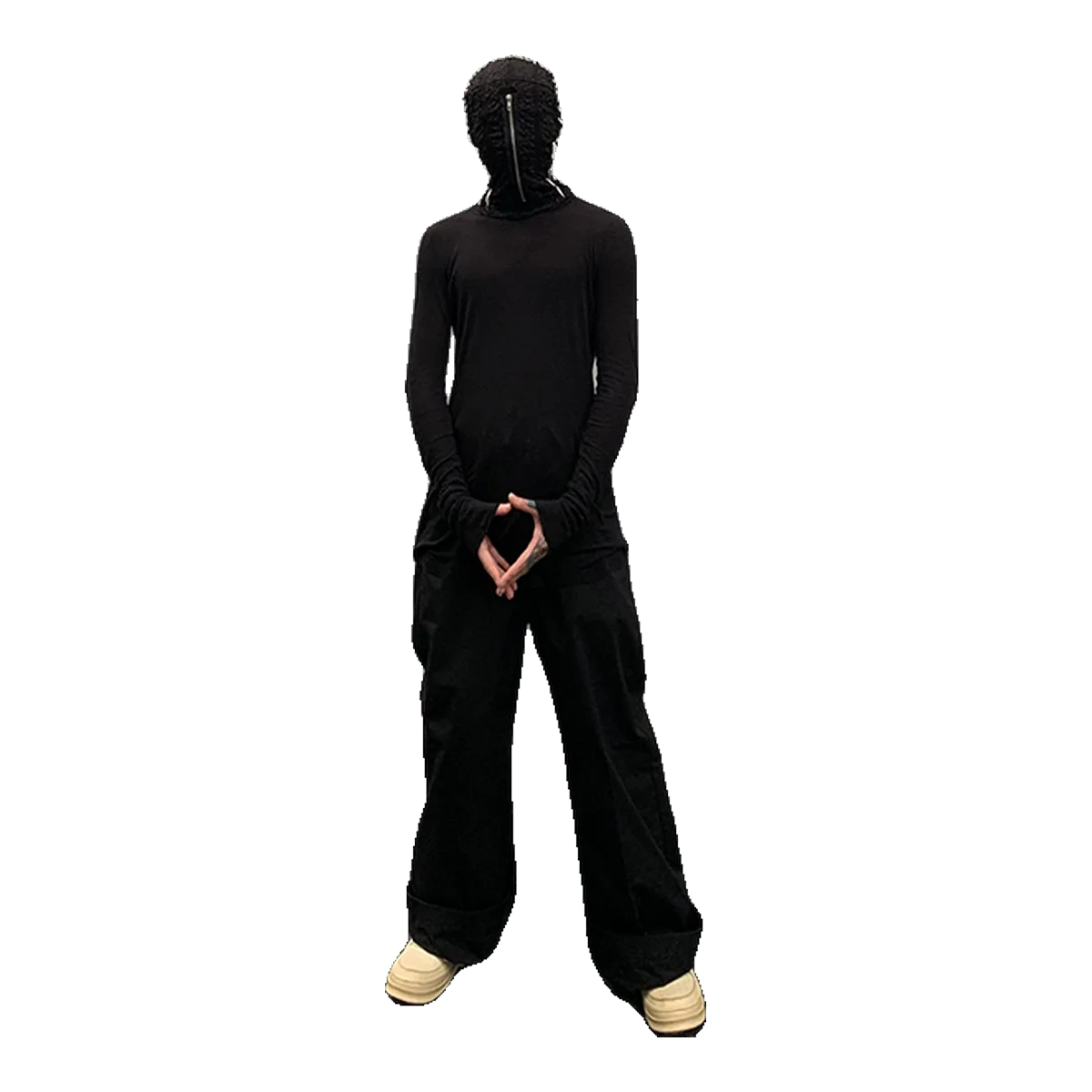 Rick Owens Black Hoodie