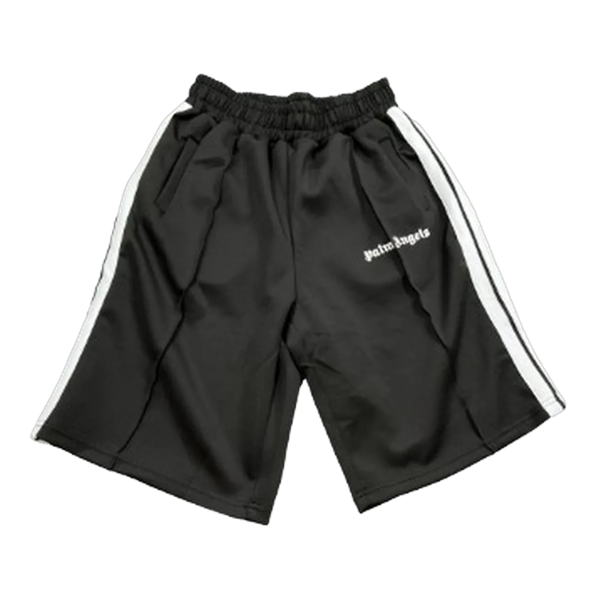 Palm Angels Black Track Shorts