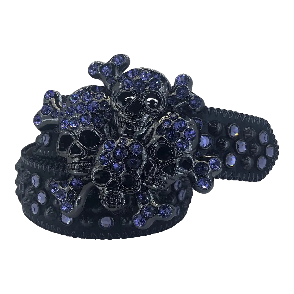 Bb Simons Skull Belt Black