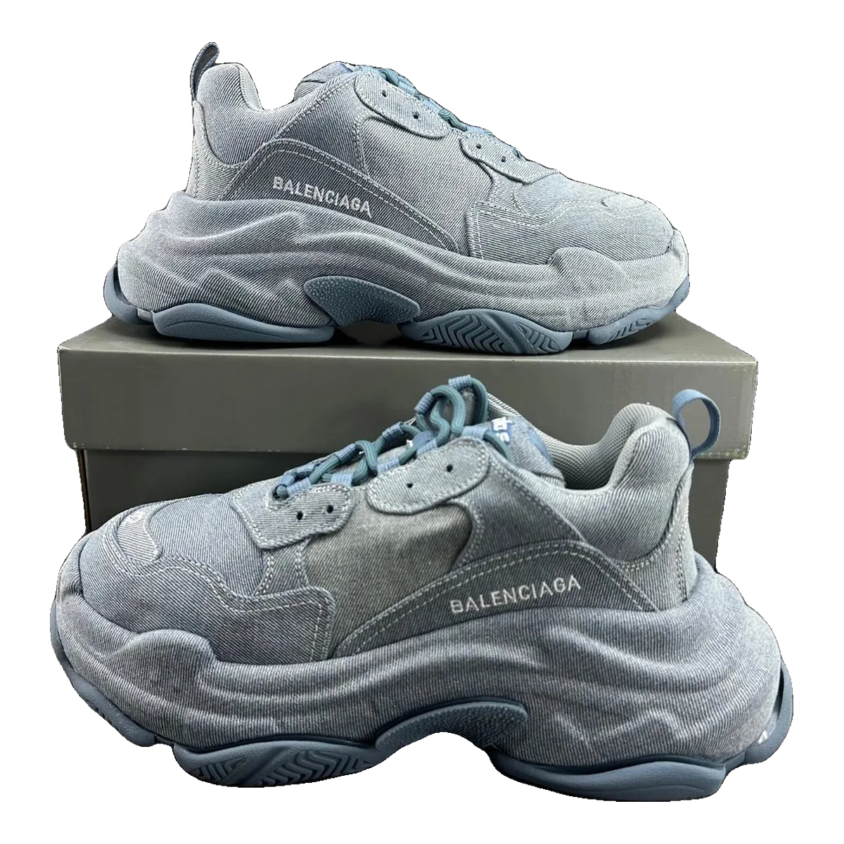 Balenciaga Triple S Sneakers Blue